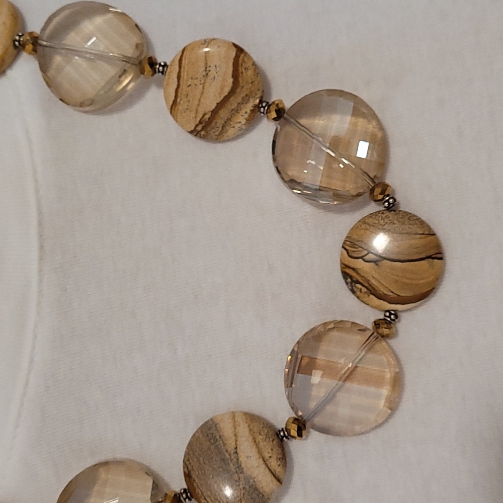 Jasper Statement Neckace - image 2